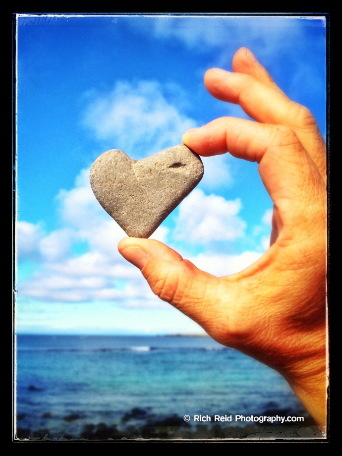 #6 Heart shaped rock on Espanola Island in Galapagos Islands, Ecuador. 